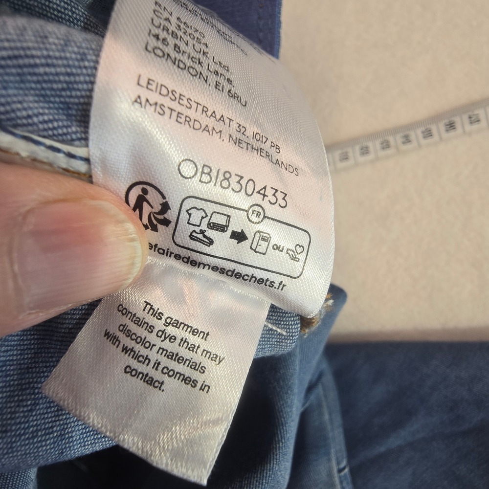 NWT We The Free People Penny Pull On Flare Jeans Blue Mid Rise Denim Women 27x34 - Picture 16 of 16